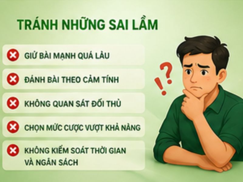 Những Sai Lầm Người Chơi Thường Gặp