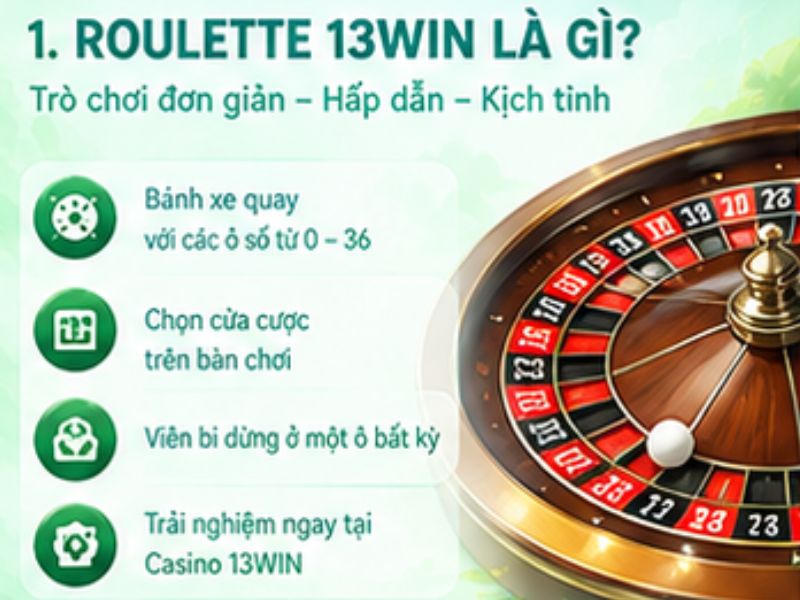 Roulette 13WIN là gì?