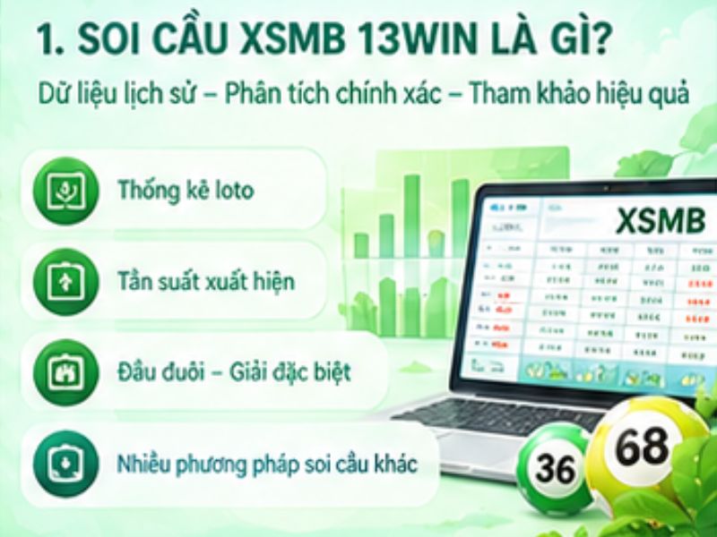 Soi cầu XSMB 13WIN là gì?